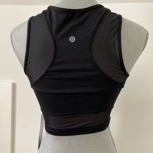Lulu Lemon keep it cropped tank/bra